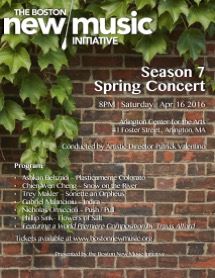 Boston New Music Initiative Season 7 Spring Concert